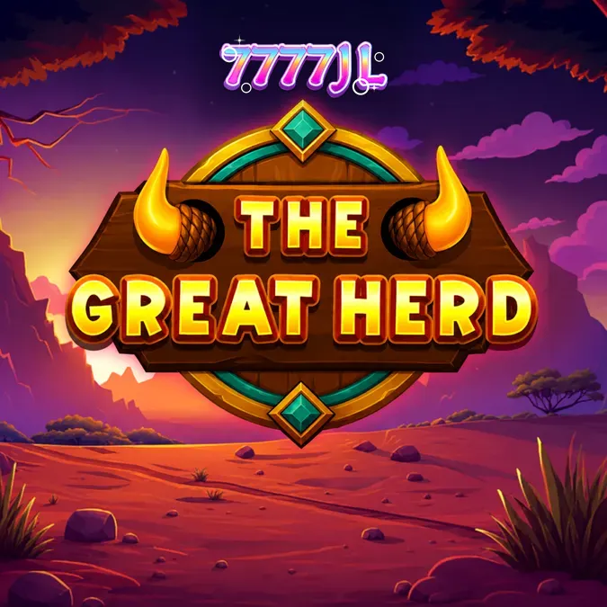 The Great Herd slot game interface na nagpapakita ng African savanna theme
